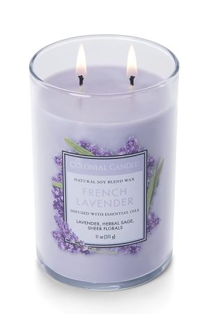 Colonial Candle French Lavender Scented Jar Candle