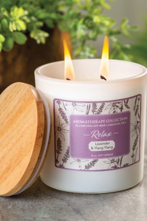 French Lavender Scented Jar Candle