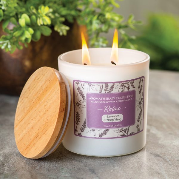 French Lavender Scented Jar Candle